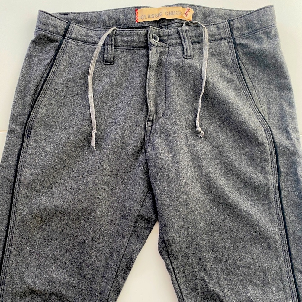 John Varvatos Converse Wool Slimfit Tracks pants